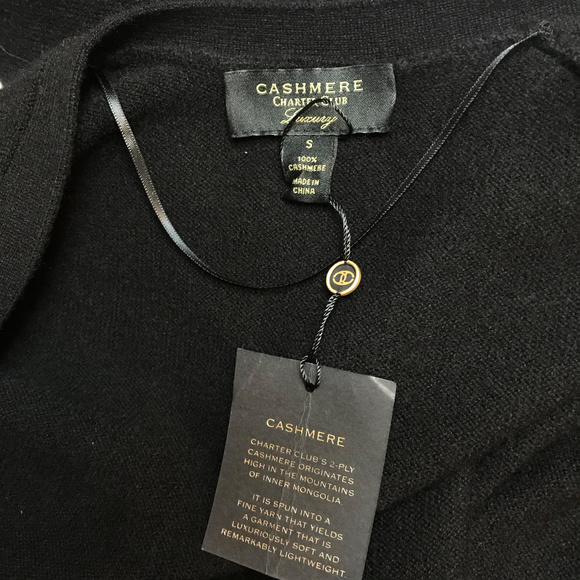 New Charter Club Pure Cashmere Duster Cardigan S - Picture 5 of 9